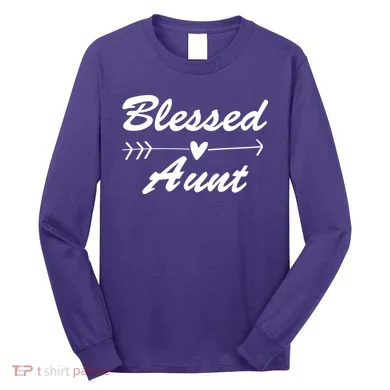 Blessed Aunt Arrow Long Sleeve Shirt