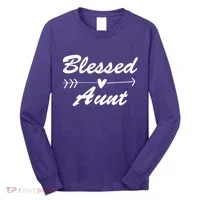 Blessed Aunt Arrow Long Sleeve Shirt thumb 0