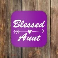 Blessed Aunt Arrow Coaster thumb 0
