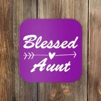 Blessed Aunt Arrow Coaster thumb 0