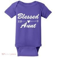 Blessed Aunt Arrow Baby Bodysuit thumb 0