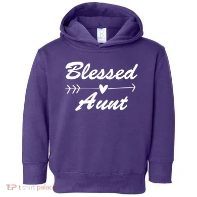 Blessed Aunt Arrow Toddler Hoodie
