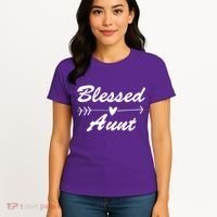 Blessed Aunt Arrow Women's T-Shirt thumb 4