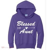 Blessed Aunt Arrow Kids Hoodie thumb 0