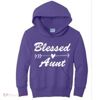 Blessed Aunt Arrow Kids Hoodie thumb 0
