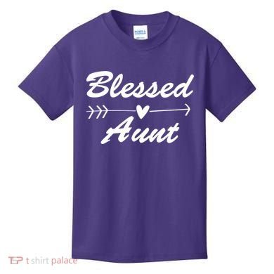 Blessed Aunt Arrow Kids T-Shirt