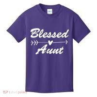 Blessed Aunt Arrow Kids T-Shirt thumb 0