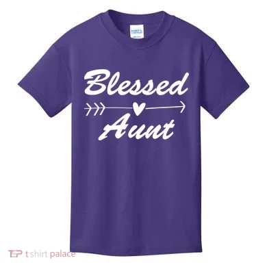 Blessed Aunt Arrow Kids T-Shirt