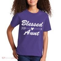 Blessed Aunt Arrow Kids T-Shirt thumb 2
