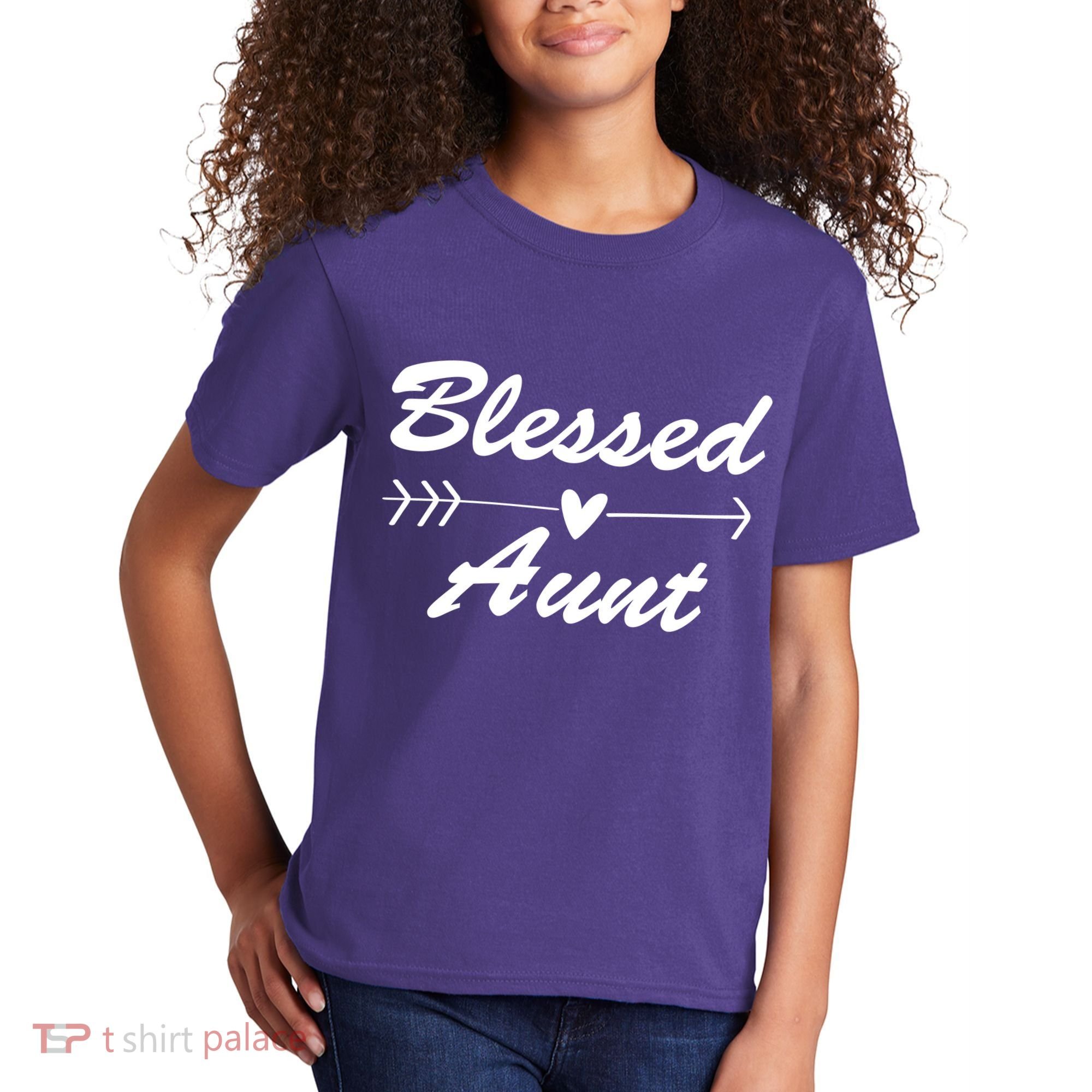 Blessed Aunt Arrow Kids T-Shirt