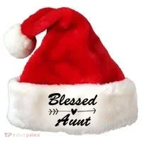 Blessed Aunt Arrow Santa Hat thumb 0