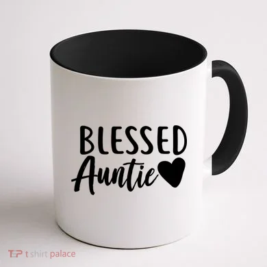 Blessed Auntie Coffee Mug back