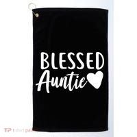 Blessed Auntie Golf Towel thumb 0
