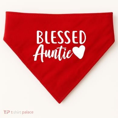 Blessed Auntie USA-Made Doggie Bandana