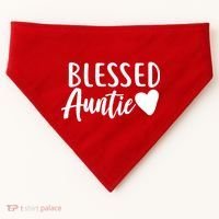 Blessed Auntie USA-Made Doggie Bandana thumb 0