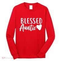 Blessed Auntie Long Sleeve Shirt thumb 0