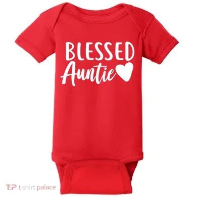 Blessed Auntie Baby Bodysuit