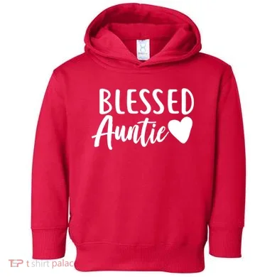 Blessed Auntie Toddler Hoodie