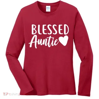 Blessed Auntie Women's Long Sleeve Shirt