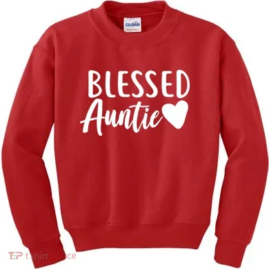 Blessed Auntie Kids Sweatshirt