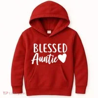 Blessed Auntie Kids Hoodie thumb 0