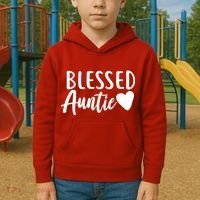 Blessed Auntie Kids Hoodie thumb 2