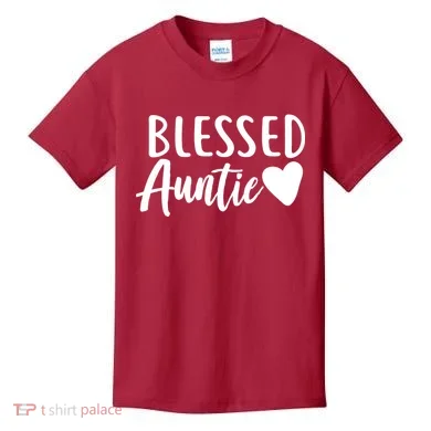 Blessed Auntie Kids T-Shirt