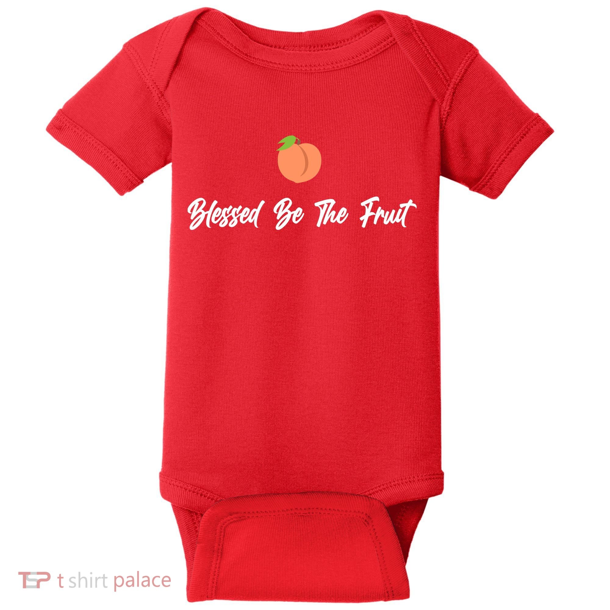 Blessed Be the Fruit Baby Bodysuit