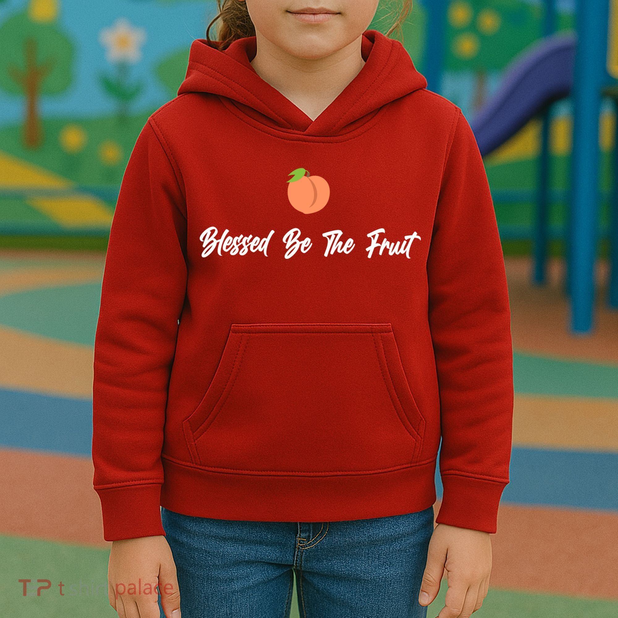 Blessed Be the Fruit Kids Hoodie