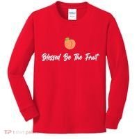 Blessed Be the Fruit Kids Long Sleeve Shirt thumb 0