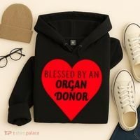 Blessed By An Organ Doner Hoodie thumb 4