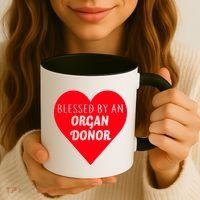 Blessed By An Organ Doner Coffee Mug thumb 3
