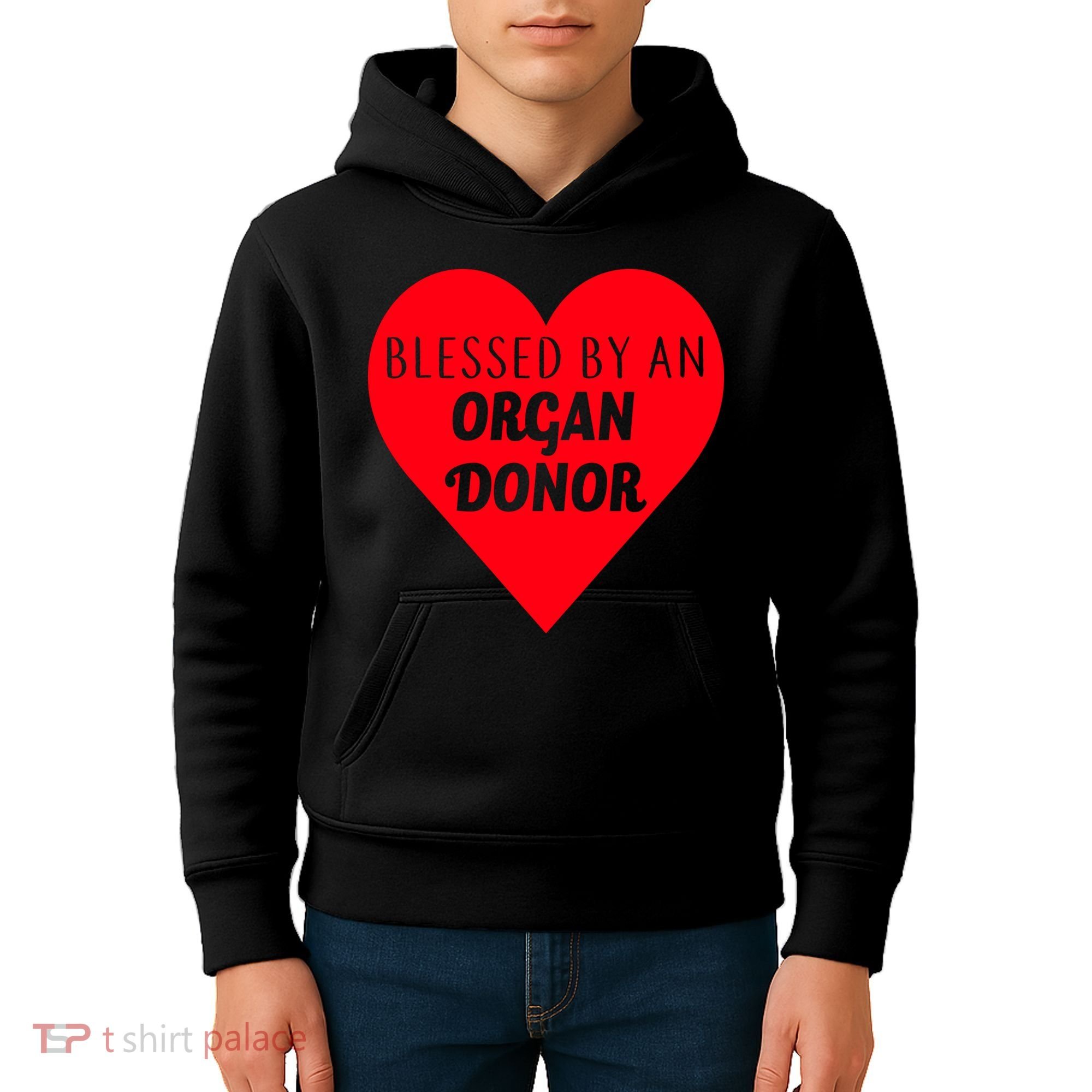 Blessed By An Organ Doner Kids Hoodie