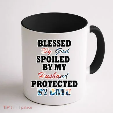 Blessed By God Coffee Mug back
