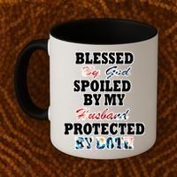 Blessed By God Coffee Mug thumb 2