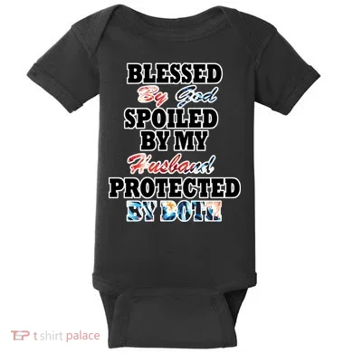 Blessed By God Baby Bodysuit