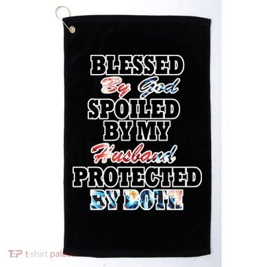Blessed By God Golf Towel