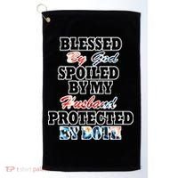 Blessed By God Golf Towel thumb 0