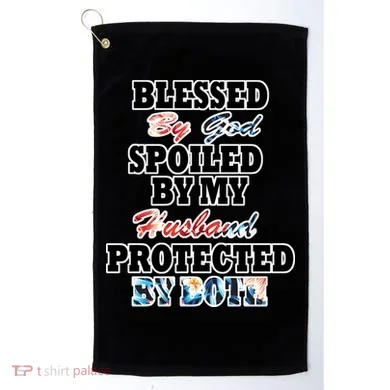 Blessed By God Golf Towel