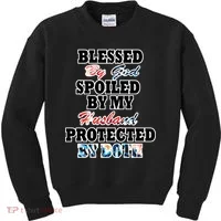 Blessed By God Kids Sweatshirt thumb 0