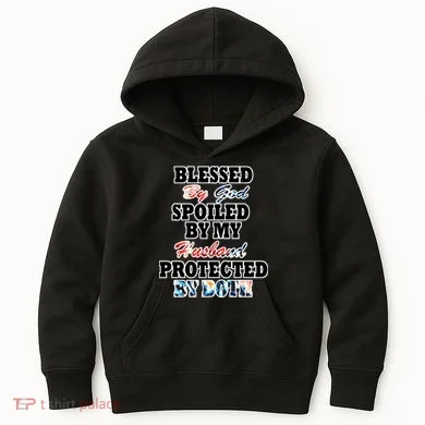 Blessed By God Kids Hoodie