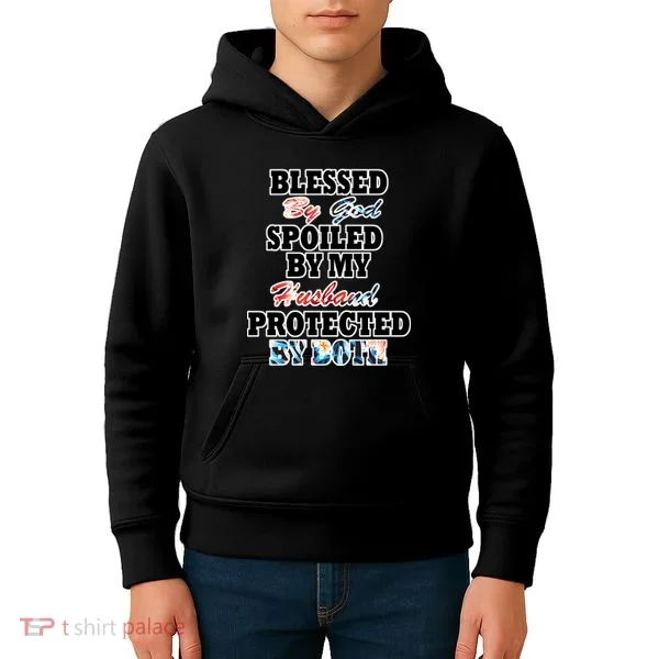 Blessed By God Kids Hoodie