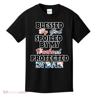 Blessed By God Kids T-Shirt
