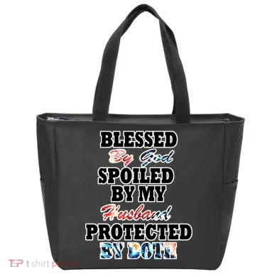Blessed By God Tote Bag