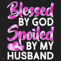 Blessed By God Spoiled By Husband Women's Sweatshirt thumb 2
