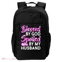 Blessed By God Spoiled By Husband Backpack thumb 0