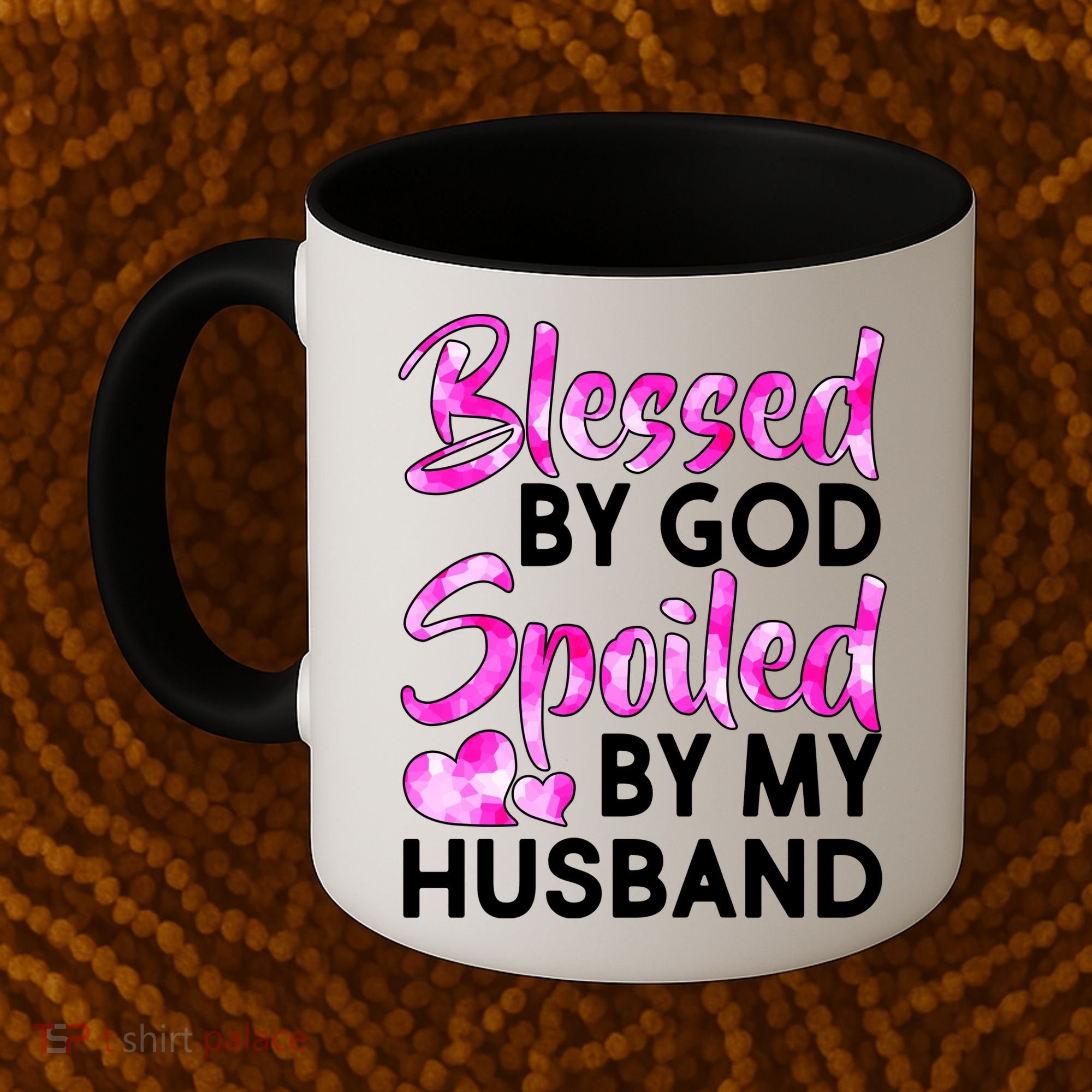 Blessed By God Spoiled By Husband Coffee Mug
