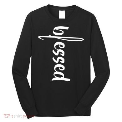 Blessed Cross Long Sleeve Shirt