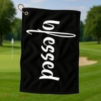 Blessed Cross Golf Towel thumb 1
