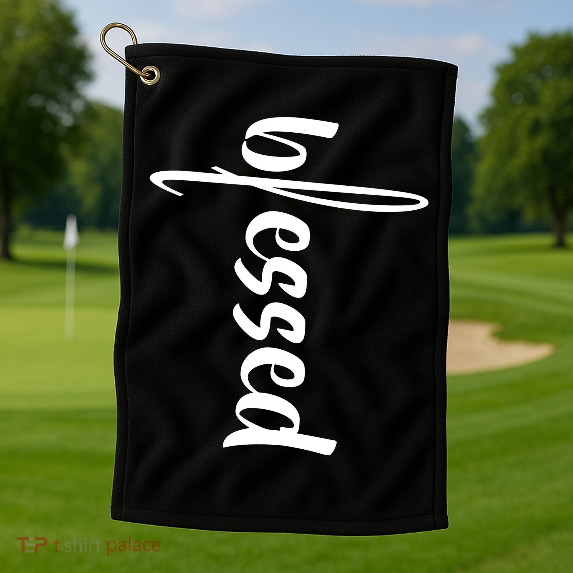 Blessed Cross Golf Towel
